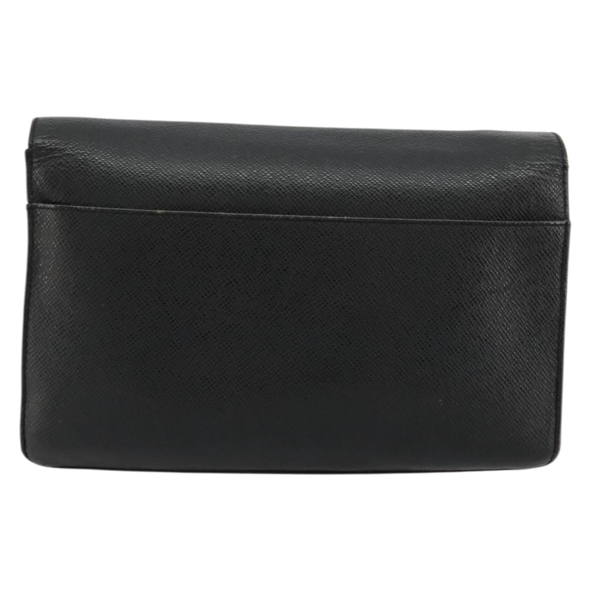 LOUIS VUITTON Taiga Selenga Clutch Bag Ardoise M30782 LV Auth bs34703