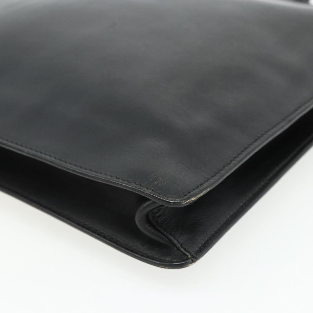 GUCCI Shoulder Bag Leather Black 001 2122 1821 Auth bs34707