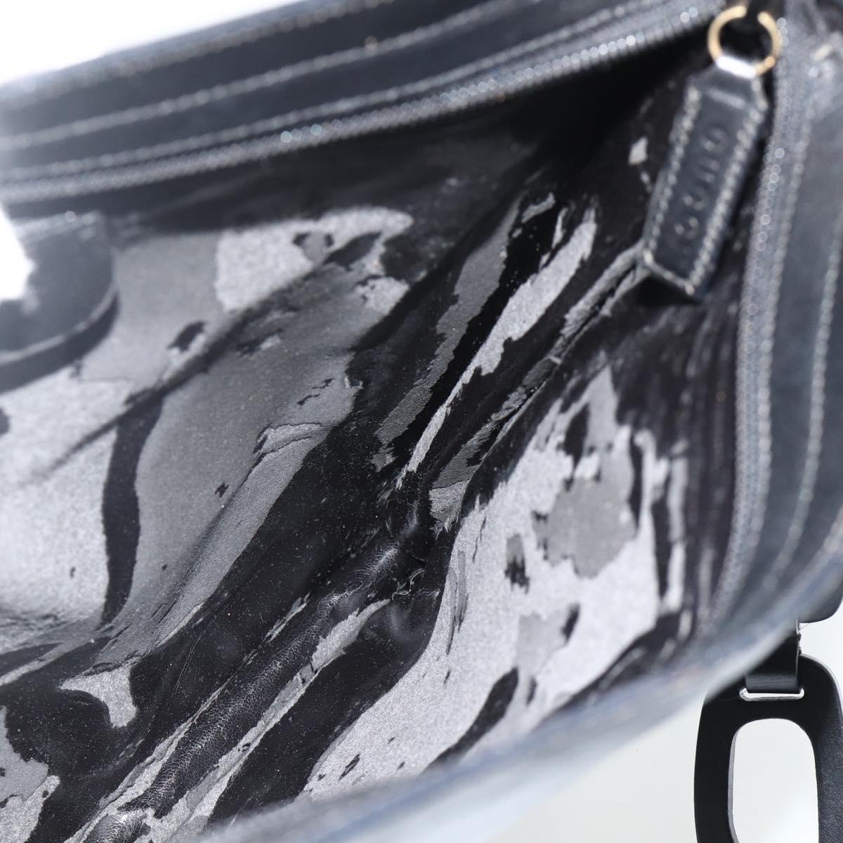 GUCCI Shoulder Bag Leather Black 001 2122 1821 Auth bs34707