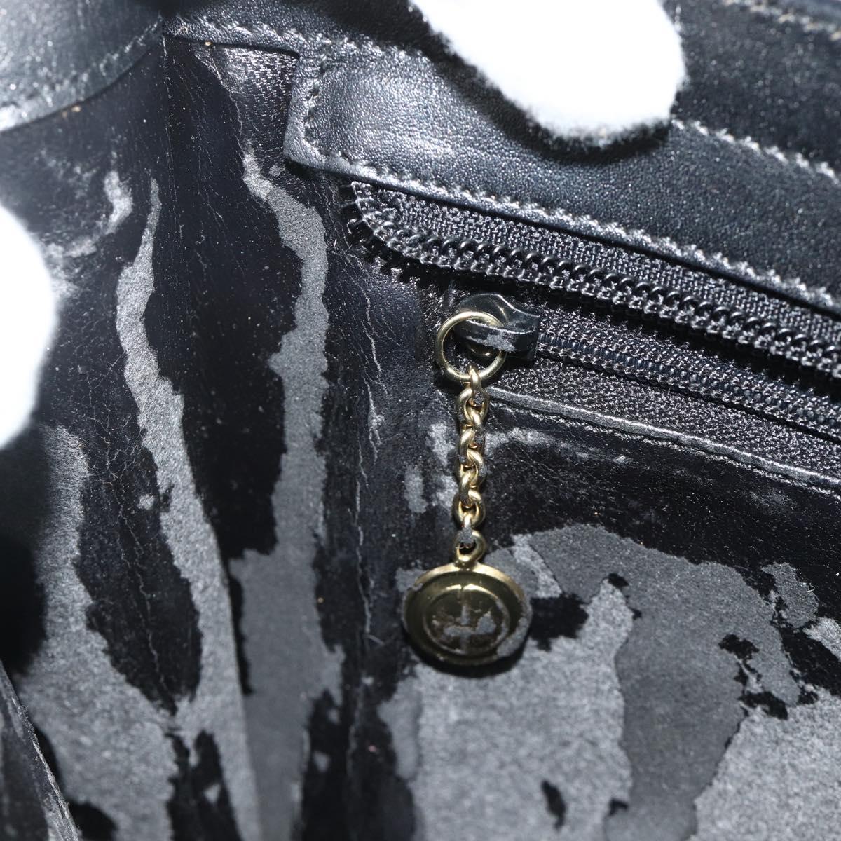 GUCCI Shoulder Bag Leather Black 001 2122 1821 Auth bs34707
