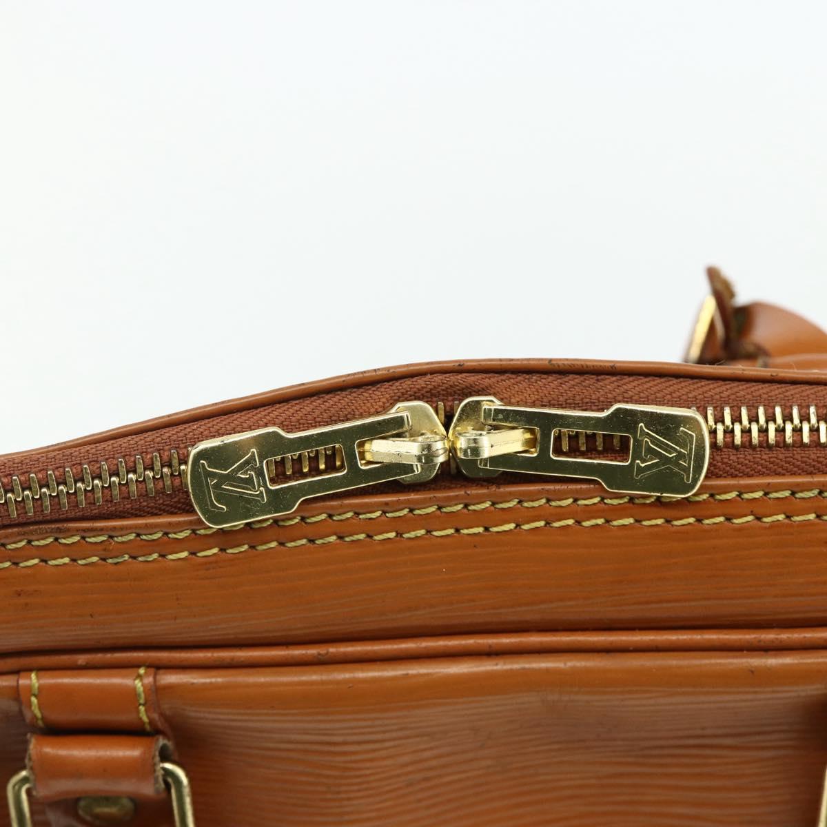 LOUIS VUITTON Epi Porte Documents Voyage Bag Zipangu Gold M54478 LV Auth bs34716