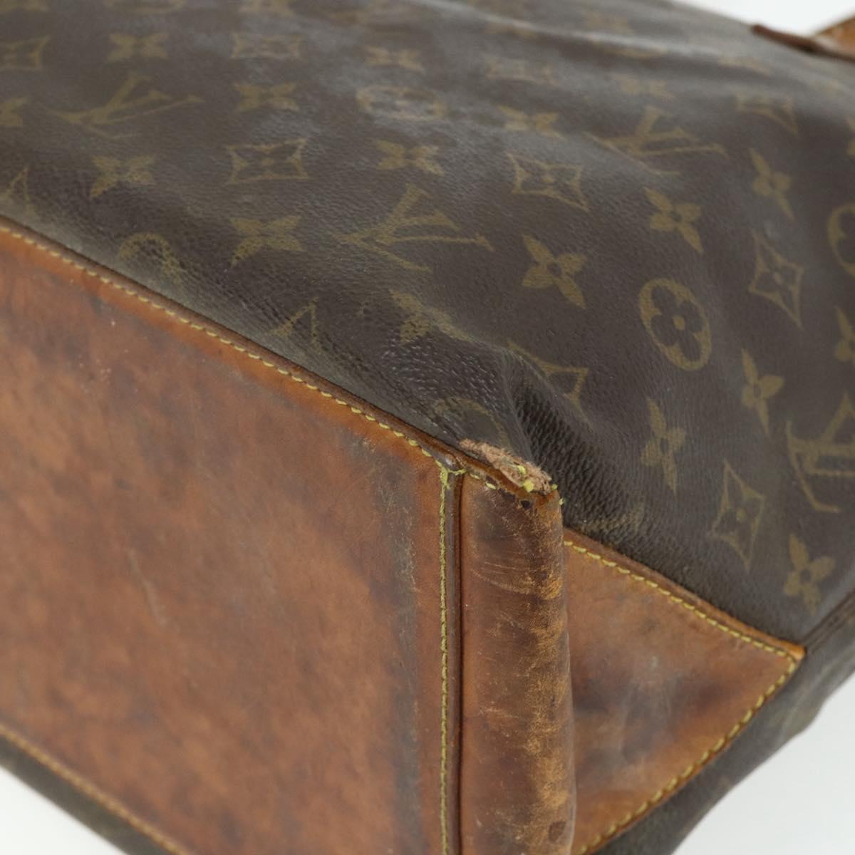 LOUIS VUITTON Monogram Cabas Mezzo Tote Bag M51151 LV Auth bs34720