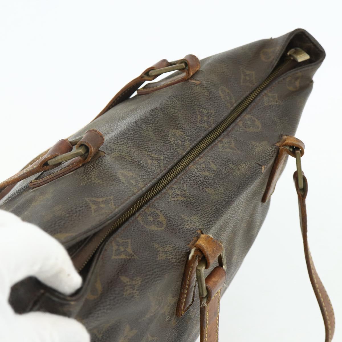 LOUIS VUITTON Monogram Cabas Mezzo Tote Bag M51151 LV Auth bs34720