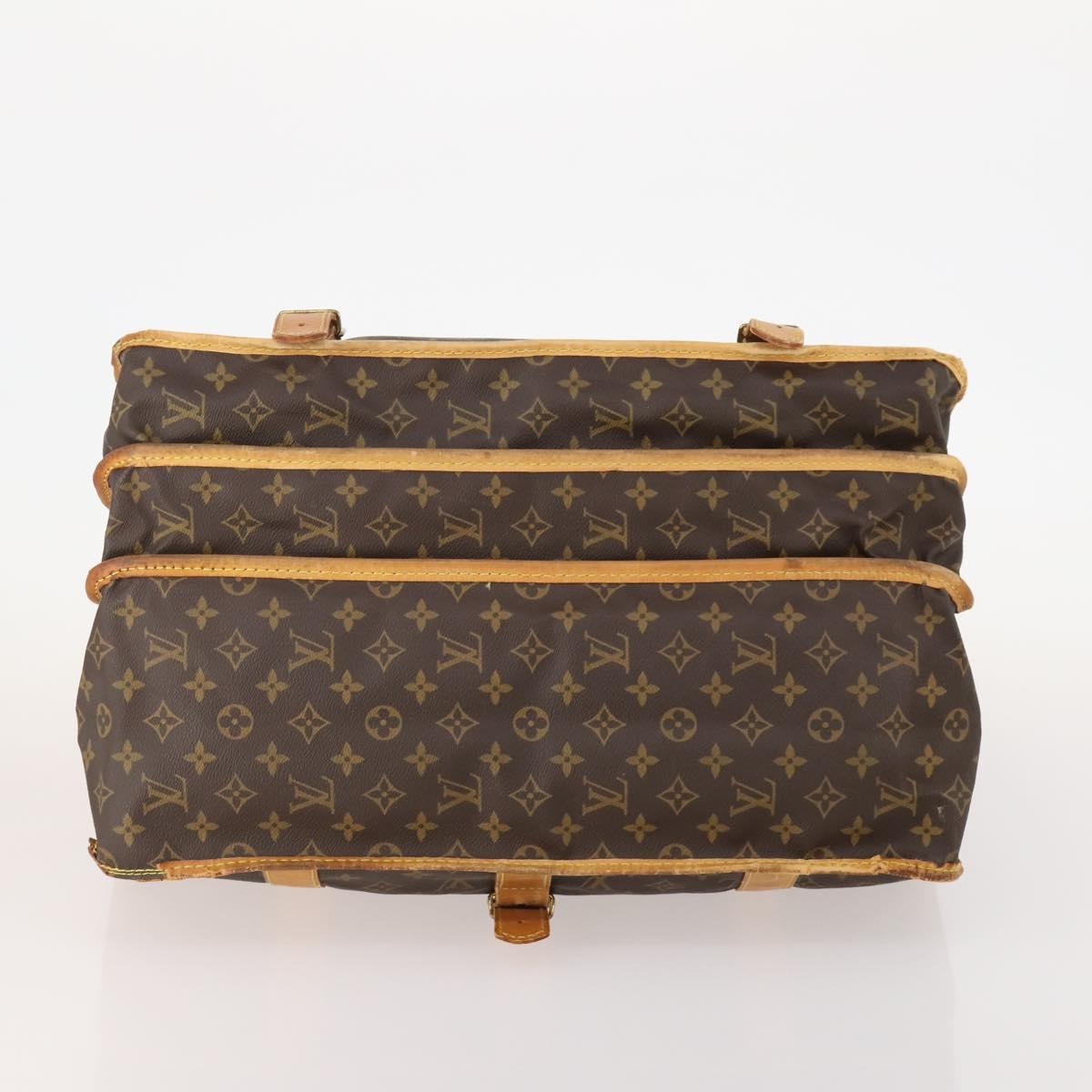 LOUIS VUITTON Monogram Sac Chassour 45 Boston Bag M41922 LV Auth bs34738A