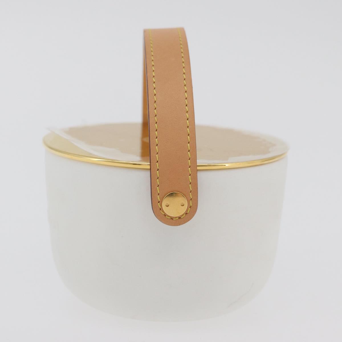 LOUIS VUITTON L'AIR DU JARDIN Aroma Candle Pottery White LV Auth bs34762A