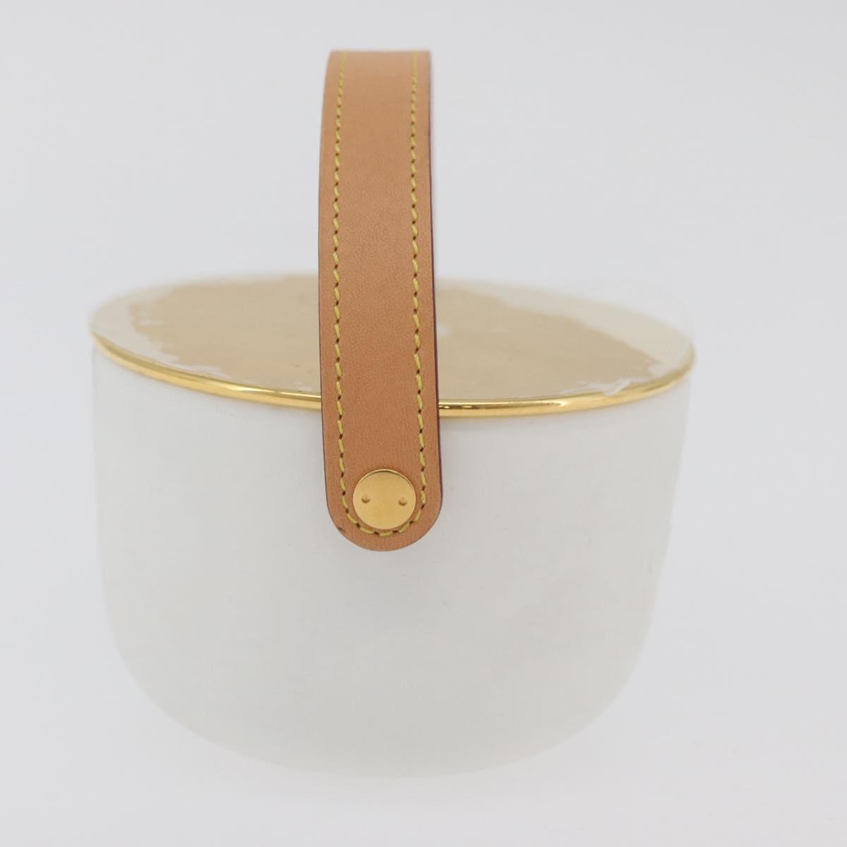 LOUIS VUITTON L'AIR DU JARDIN Aroma Candle Pottery White LV Auth bs34762A