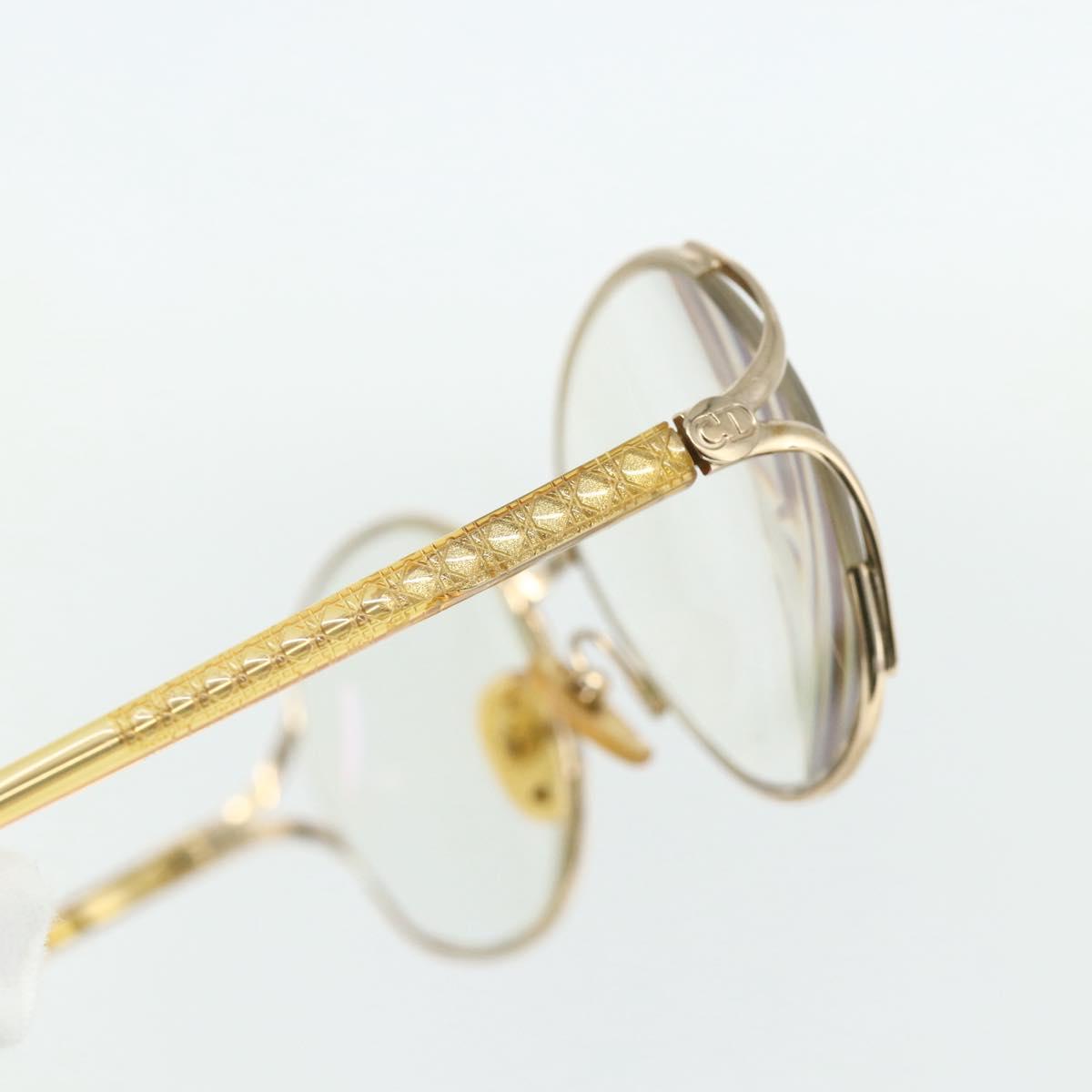Christian Dior Sunglasses plastic 2 Set Gold Auth bs34769