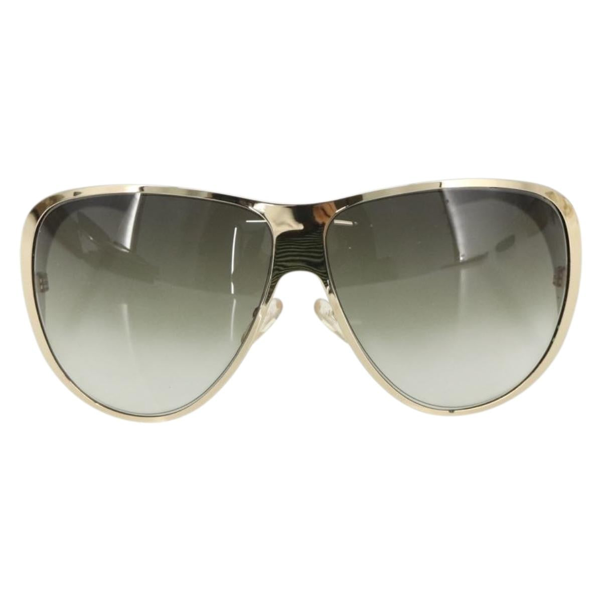 Christian Dior Sunglasses plastic 2 Set Gold Auth bs34769