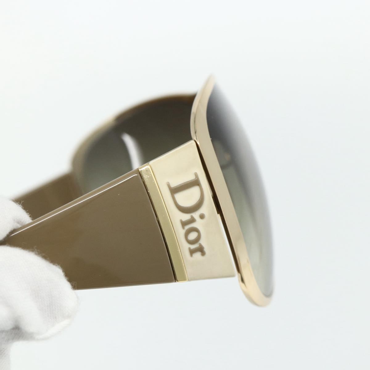 Christian Dior Sunglasses plastic 2 Set Gold Auth bs34769