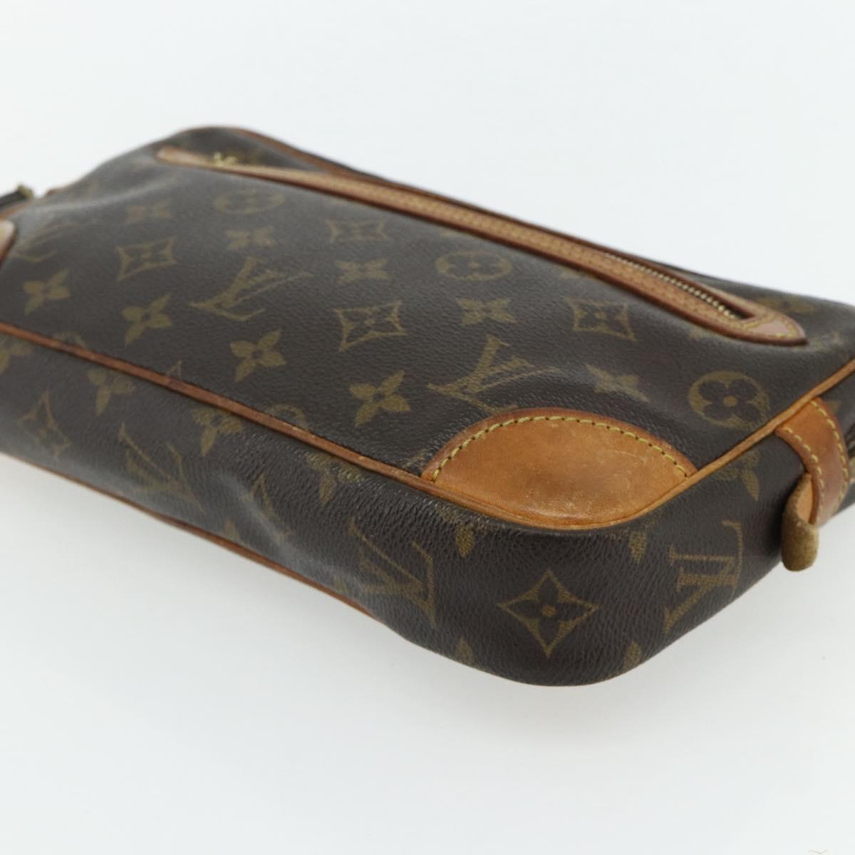 LOUIS VUITTON Monogram Clutch Bag 2 Set LV Auth bs34774