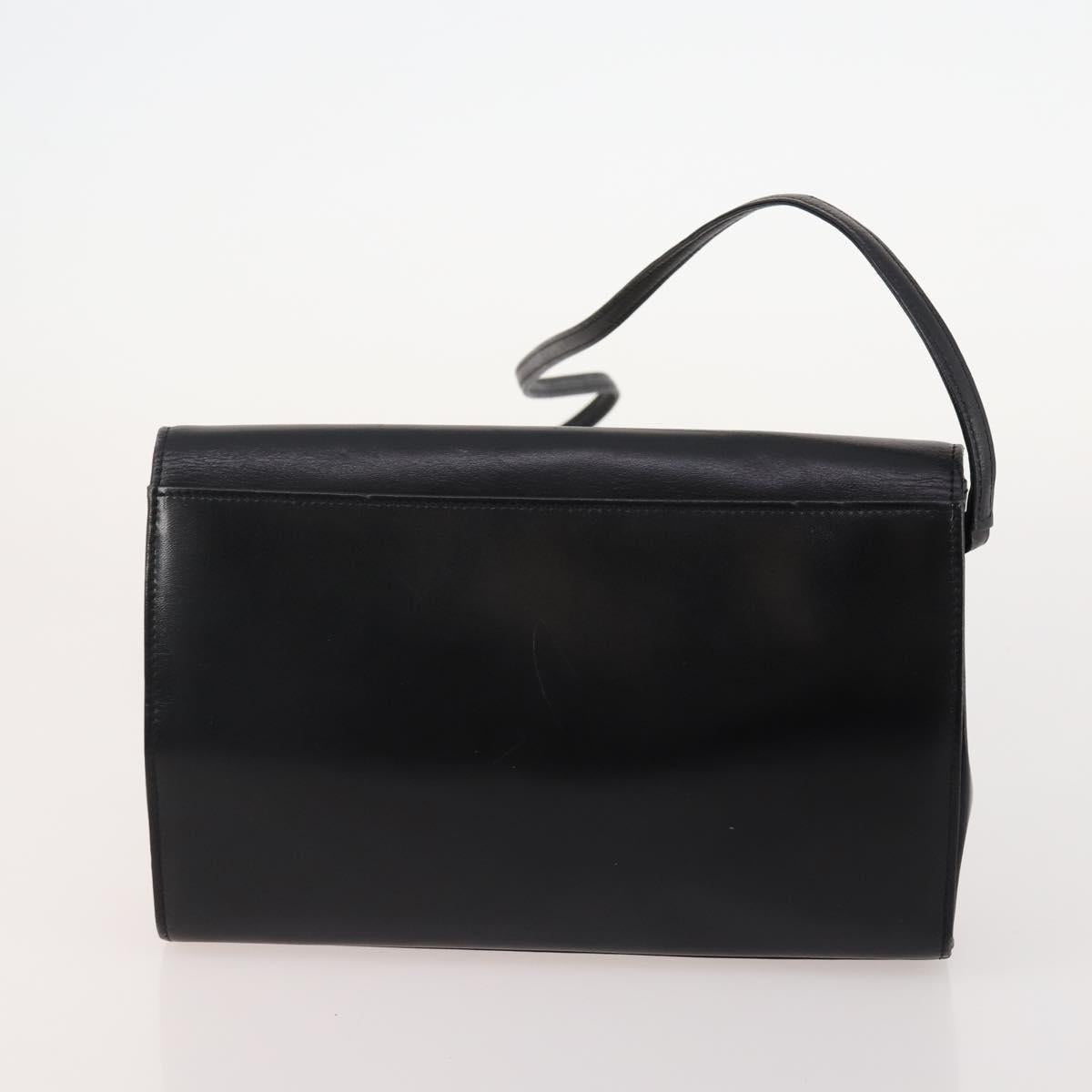 GIVENCHY Shoulder Bag Leather 2 Set Black Auth bs34777