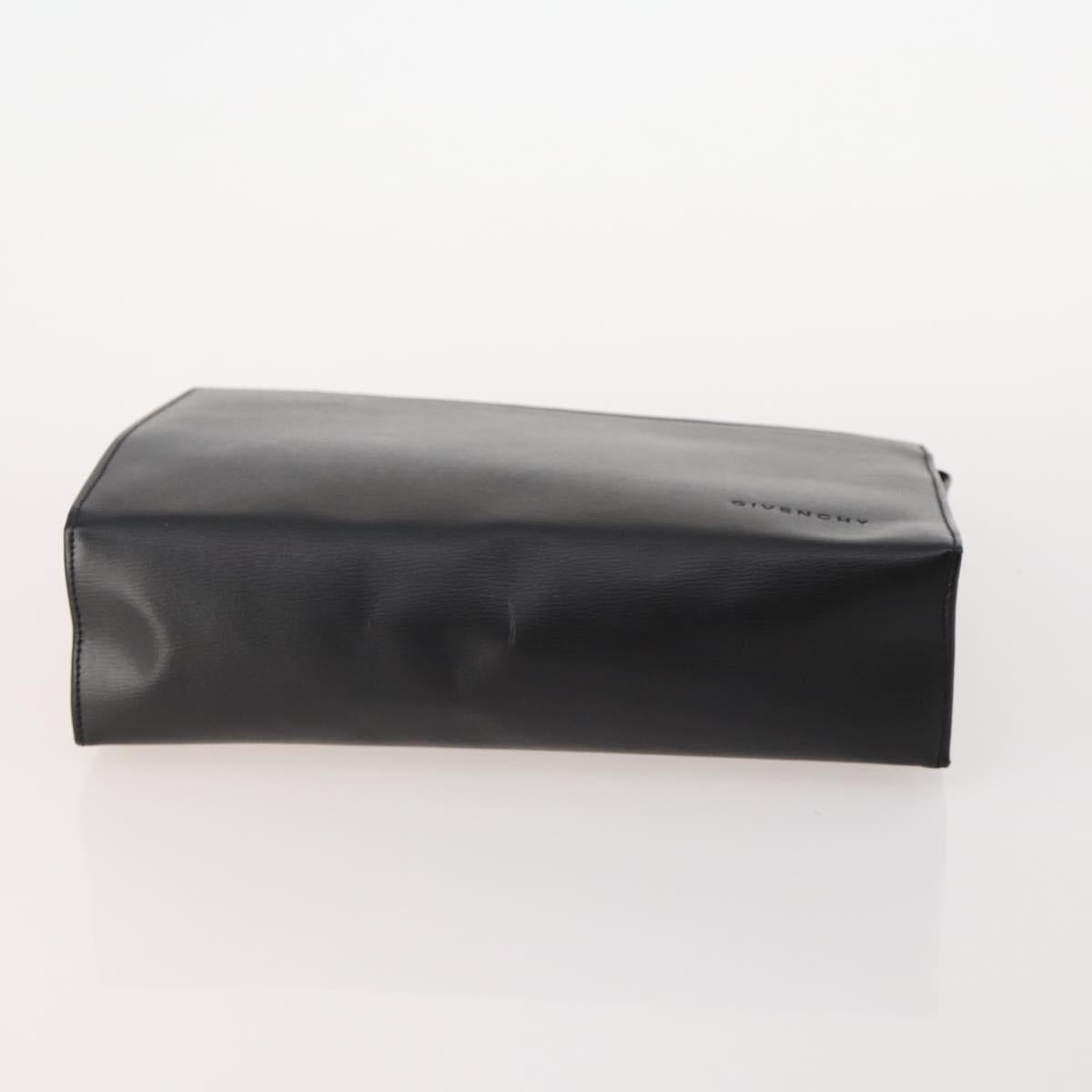 GIVENCHY Shoulder Bag Leather 2 Set Black Auth bs34777