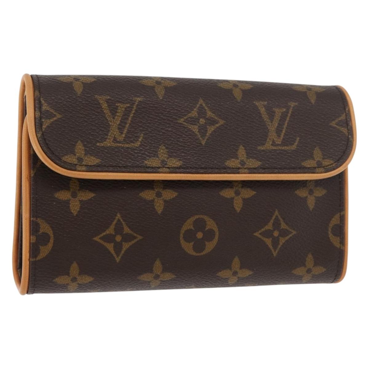 LOUIS VUITTON Monogram Pochette Florentine Waist bag M51855 LV Auth bs34780