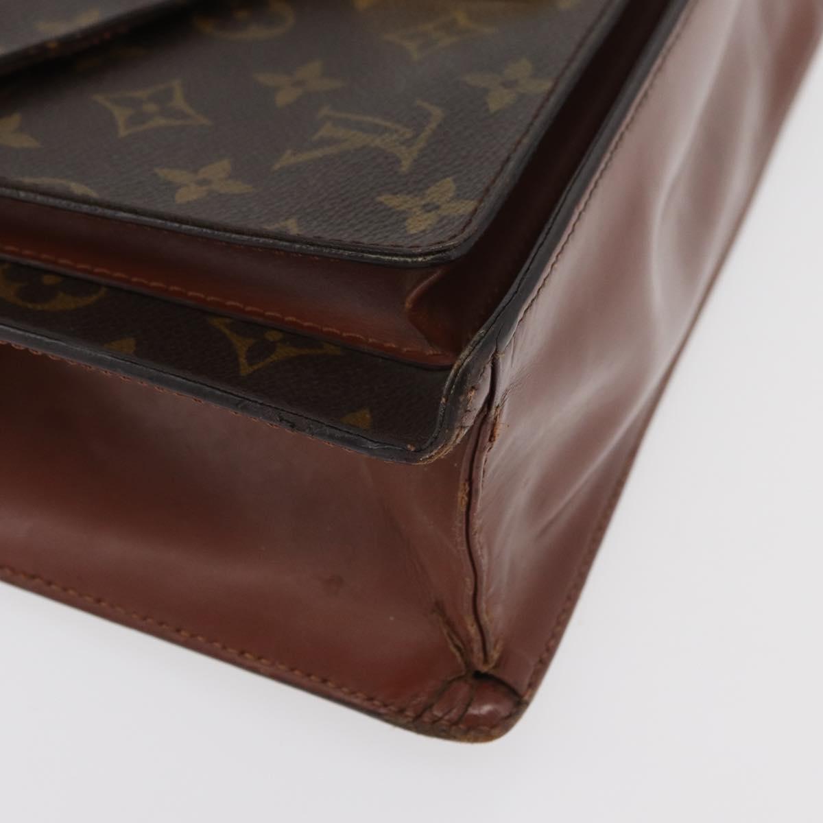 LOUIS VUITTON Monogram Monceau 28 Hand Bag M51185 LV Auth bs34783