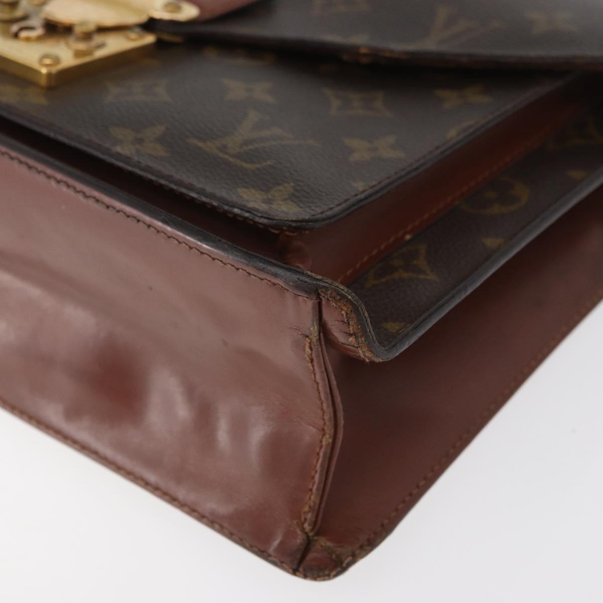 LOUIS VUITTON Monogram Monceau 28 Hand Bag M51185 LV Auth bs34783