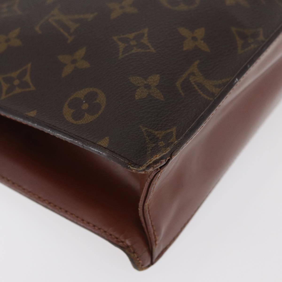 LOUIS VUITTON Monogram Monceau 28 Hand Bag M51185 LV Auth bs34783