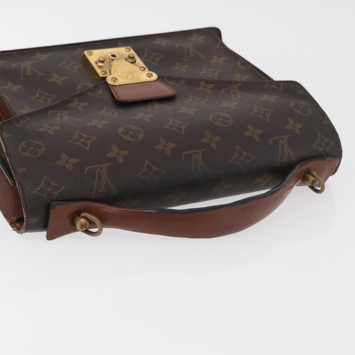 LOUIS VUITTON Monogram Monceau 28 Hand Bag M51185 LV Auth bs34783