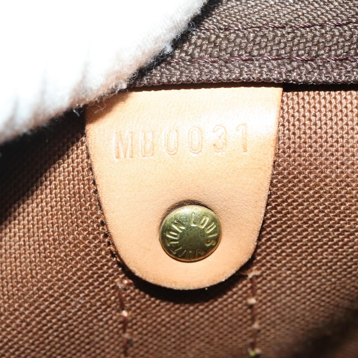 LOUIS VUITTON Monogram Keepall Bandouliere 50 Boston Bag M41416 LV Auth bs34788A