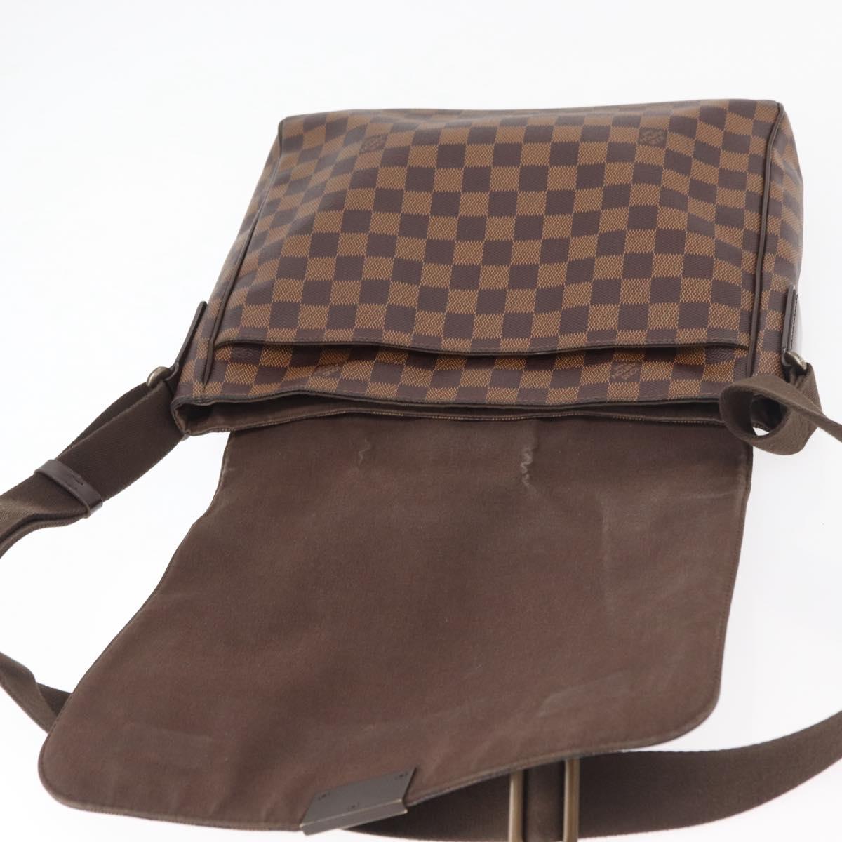 LOUIS VUITTON Damier Ebene District MM Shoulder Bag N41212 LV Auth bs34791