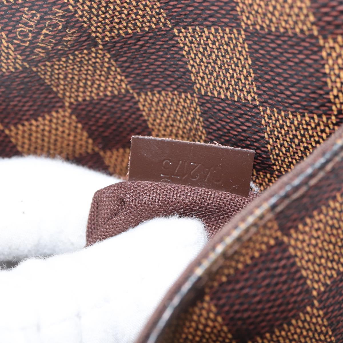 LOUIS VUITTON Damier Ebene District MM Shoulder Bag N41212 LV Auth bs34791