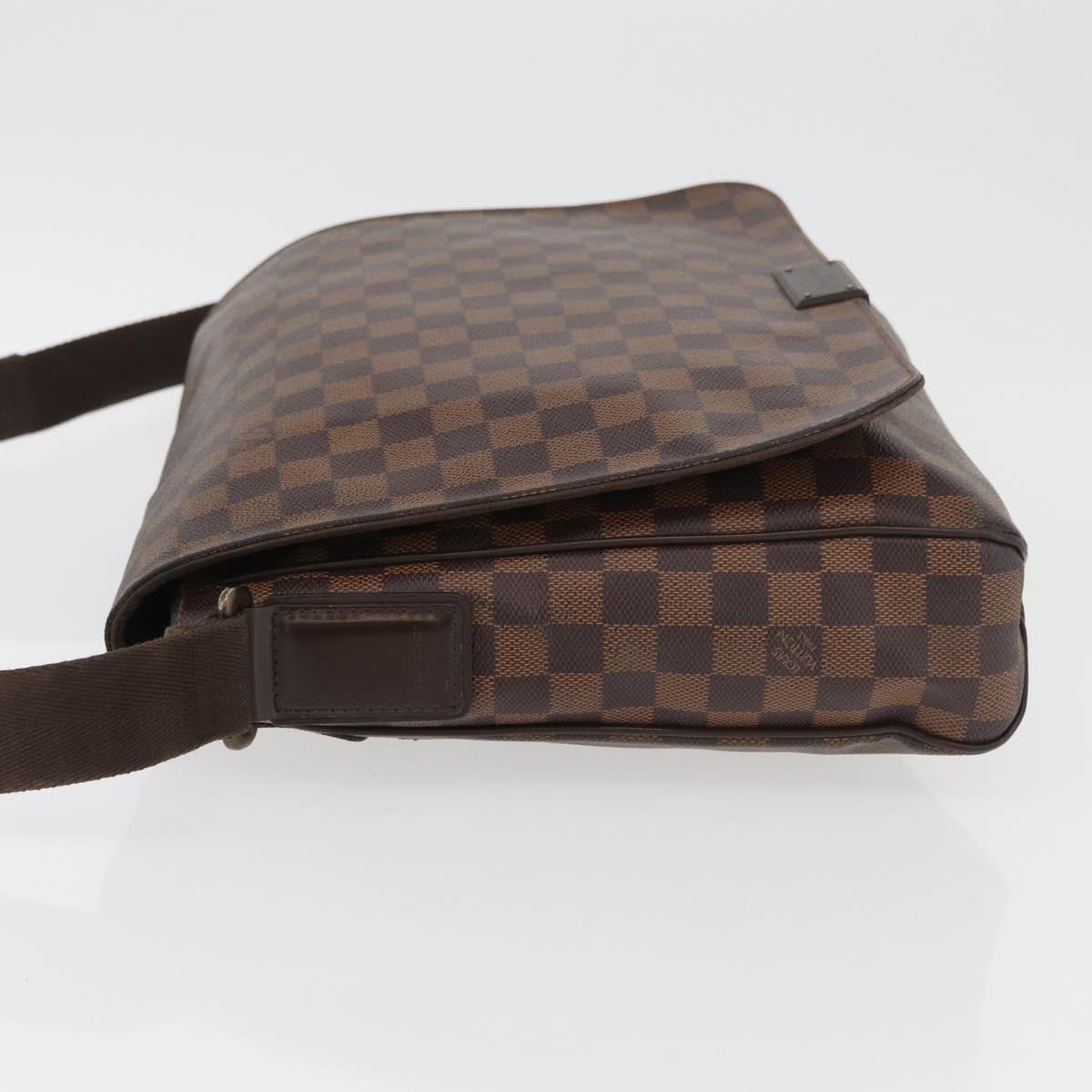 LOUIS VUITTON Damier Ebene District MM Shoulder Bag N41212 LV Auth bs34791