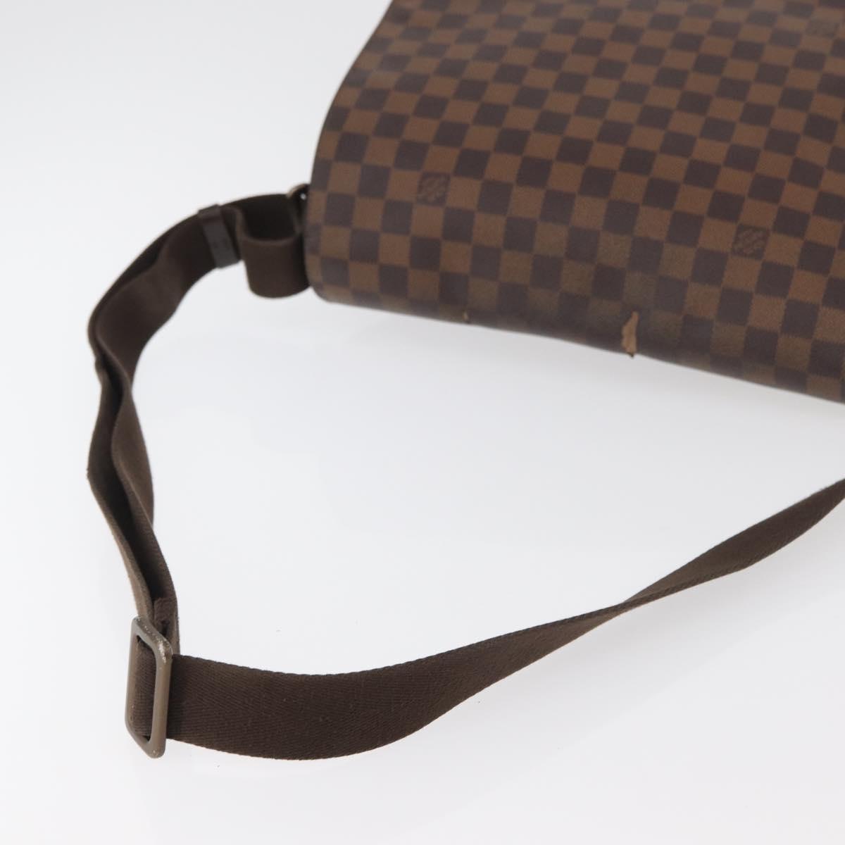 LOUIS VUITTON Damier Ebene District MM Shoulder Bag N41212 LV Auth bs34791
