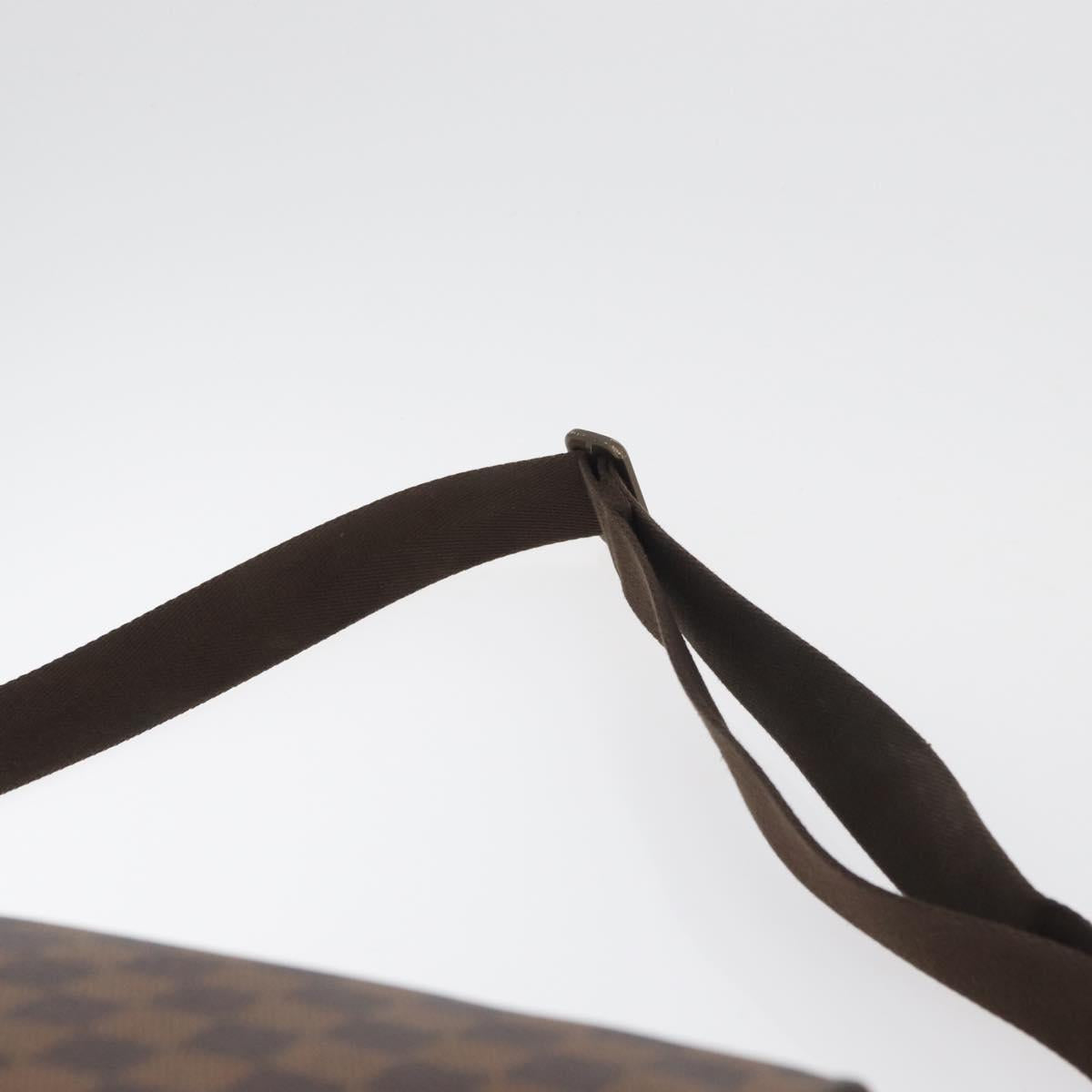 LOUIS VUITTON Damier Ebene District MM Shoulder Bag N41212 LV Auth bs34791