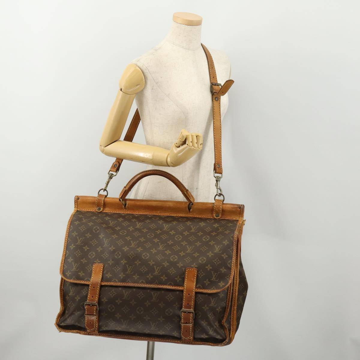 LOUIS VUITTON Monogram Sac Kleber Boston Bag M58122 LV Auth bs34828