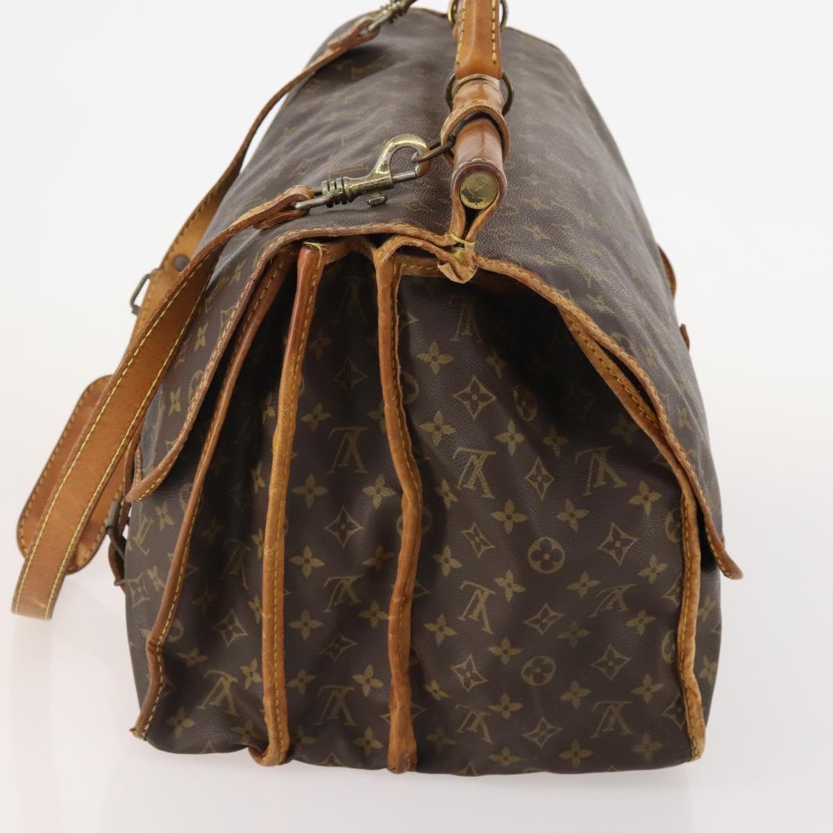 LOUIS VUITTON Monogram Sac Kleber Boston Bag M58122 LV Auth bs34828