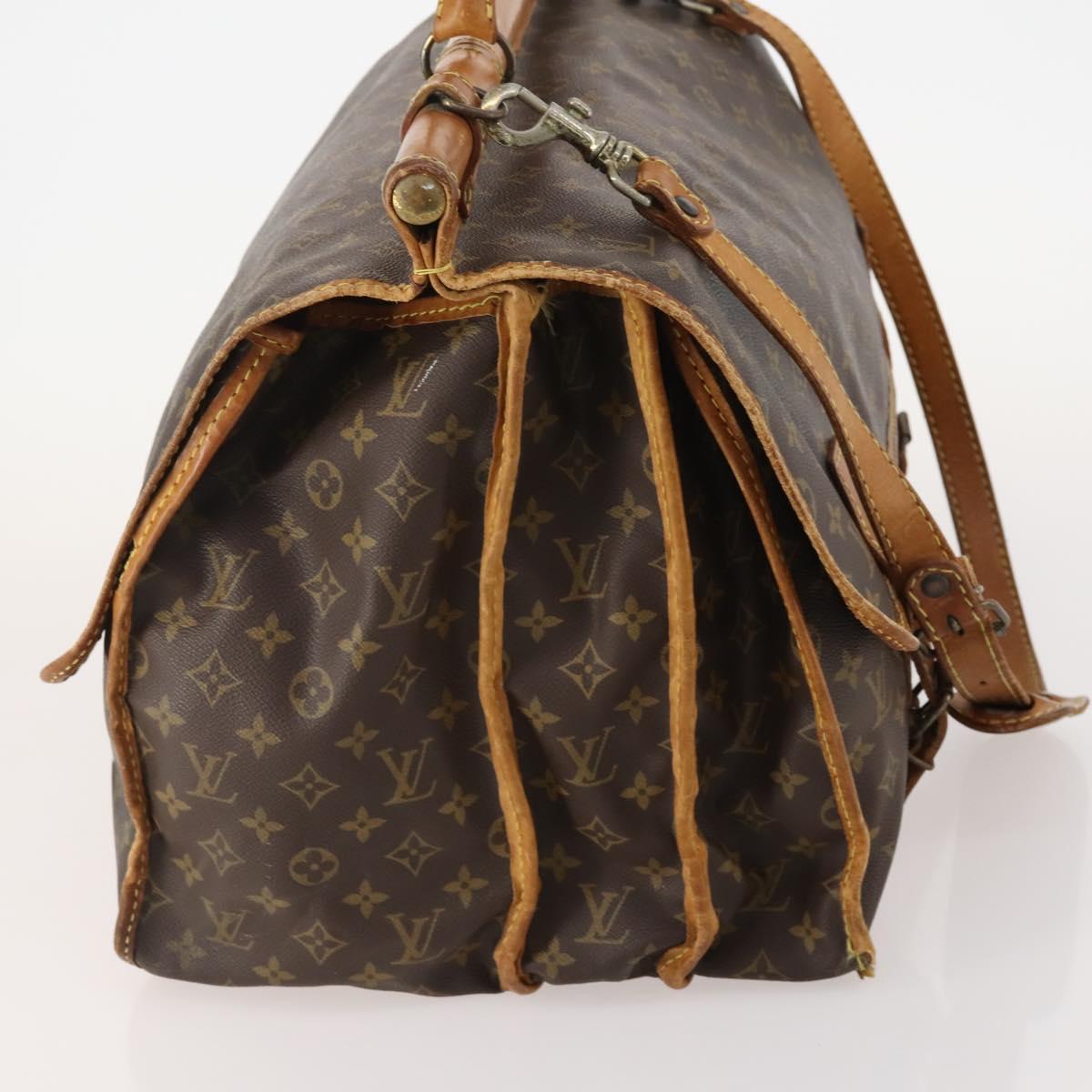 LOUIS VUITTON Monogram Sac Kleber Boston Bag M58122 LV Auth bs34828