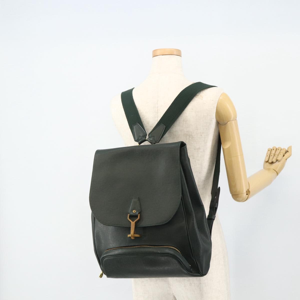 LOUIS VUITTON Taiga Cashier Backpack Epicea M30174 LV Auth bs34830