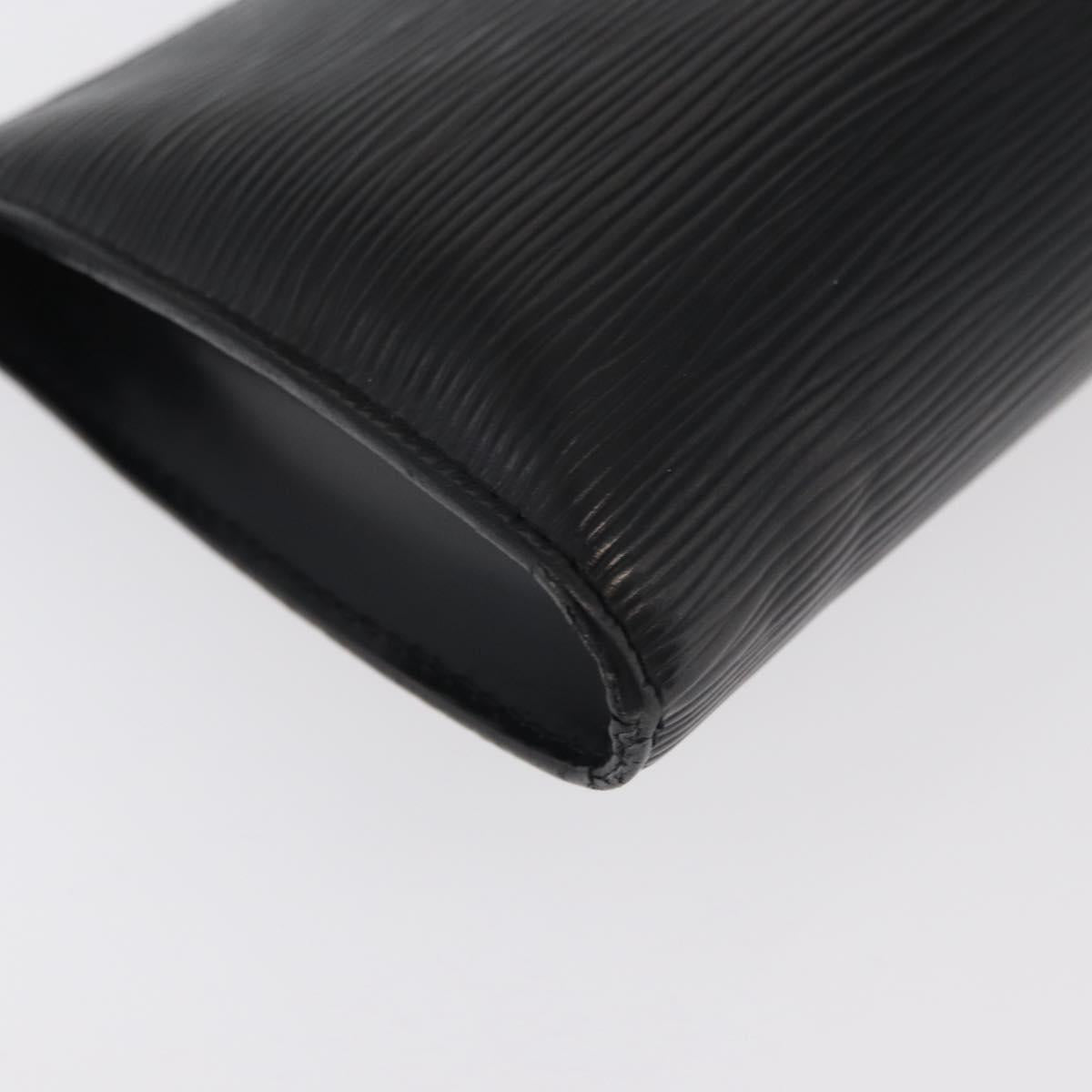 LOUIS VUITTON Epi Pochette Accessoires Pouch Black M52982 LV Auth bs34835