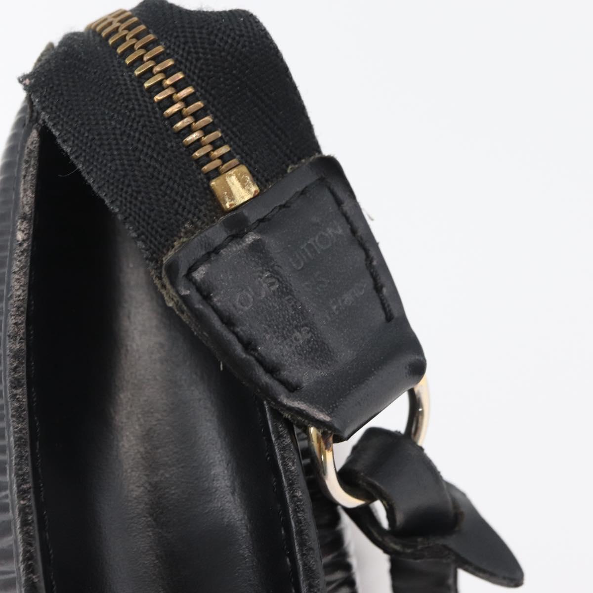LOUIS VUITTON Epi Pochette Accessoires Pouch Black M52982 LV Auth bs34835