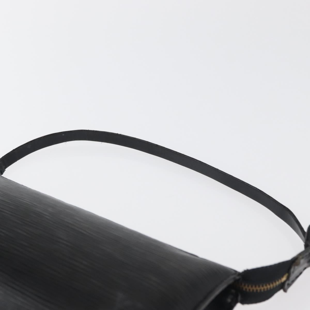 LOUIS VUITTON Epi Pochette Accessoires Pouch Black M52982 LV Auth bs34835