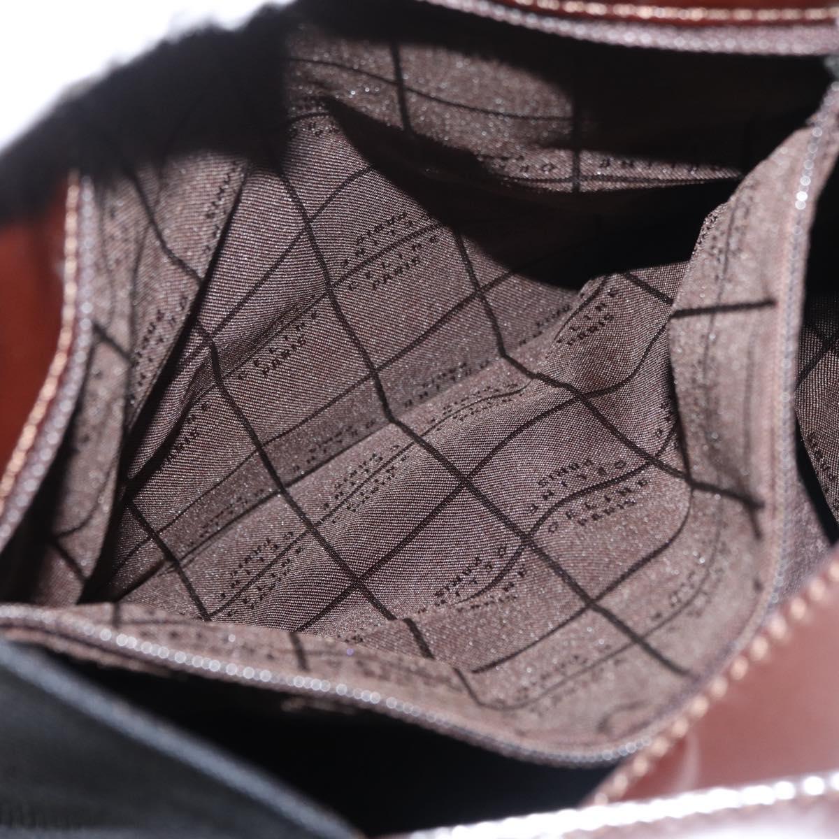 CELINE Tote Bag Canvas Black Auth bs34859