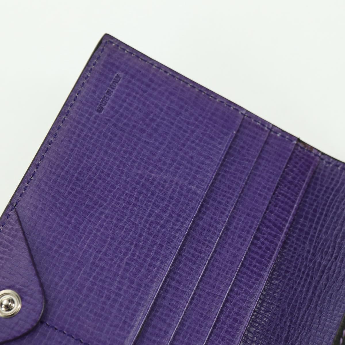 FENDI Zucca Canvas Long Wallet PVC Black Brown Auth bs34866A