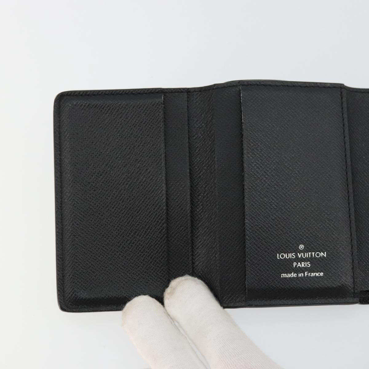 LOUIS VUITTON Epi Portefeuille twist Wallet Black M63322 LV Auth bs34867A