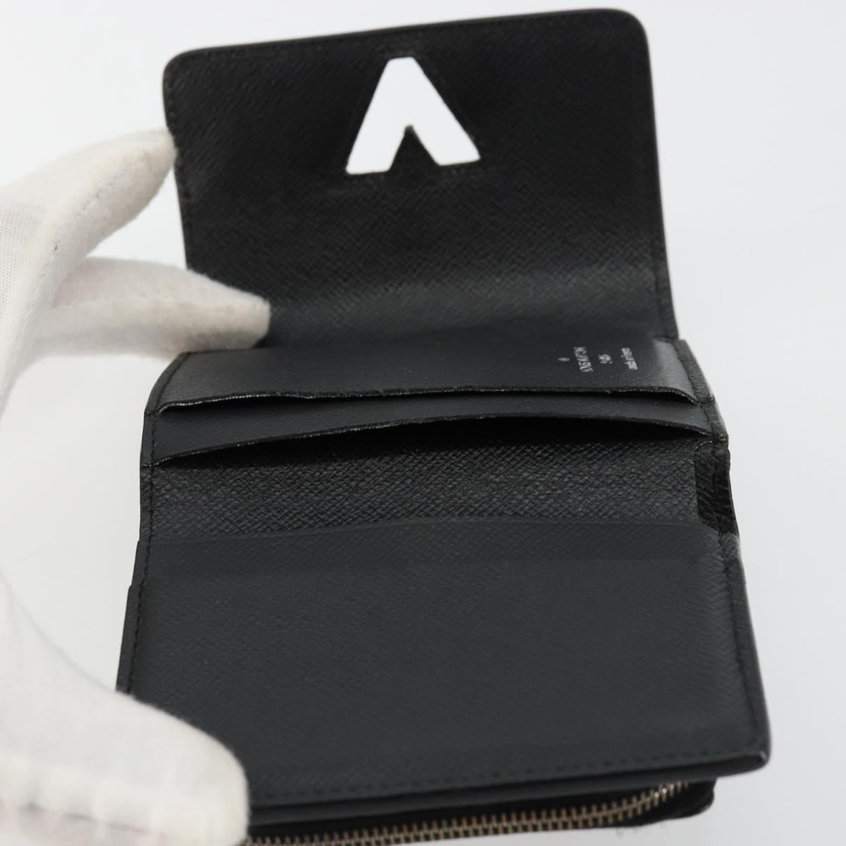 LOUIS VUITTON Epi Portefeuille twist Wallet Black M63322 LV Auth bs34867A
