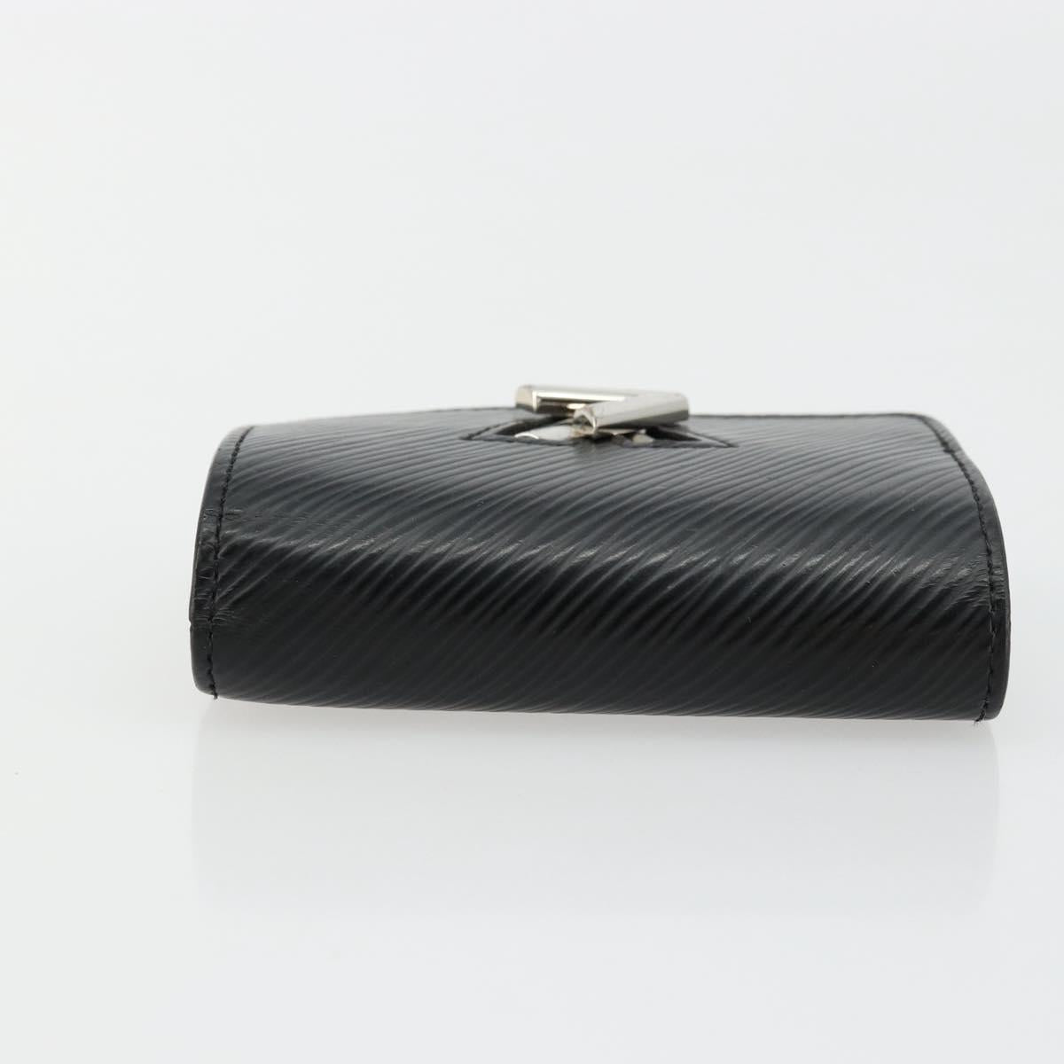 LOUIS VUITTON Epi Portefeuille twist Wallet Black M63322 LV Auth bs34867A