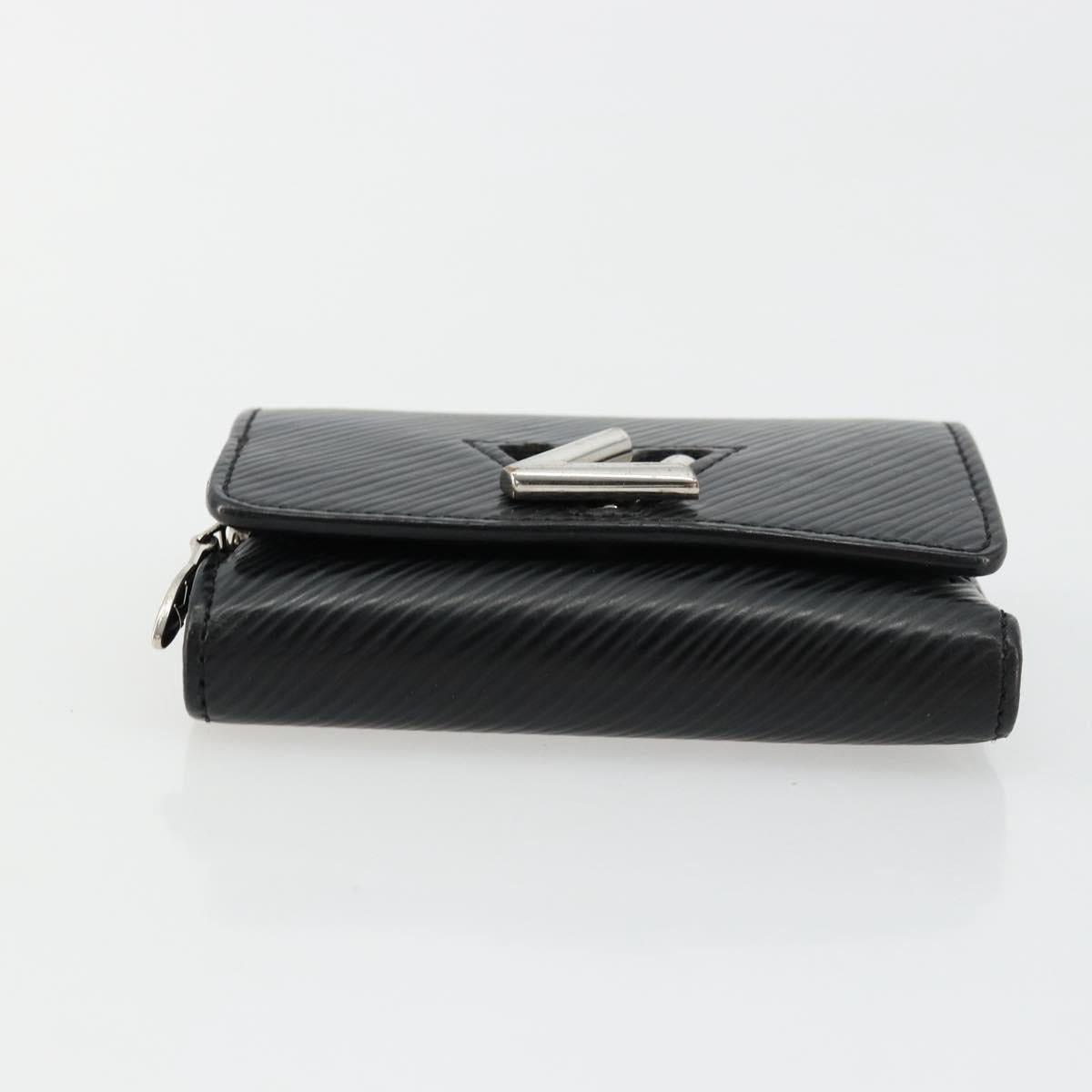 LOUIS VUITTON Epi Portefeuille twist Wallet Black M63322 LV Auth bs34867A