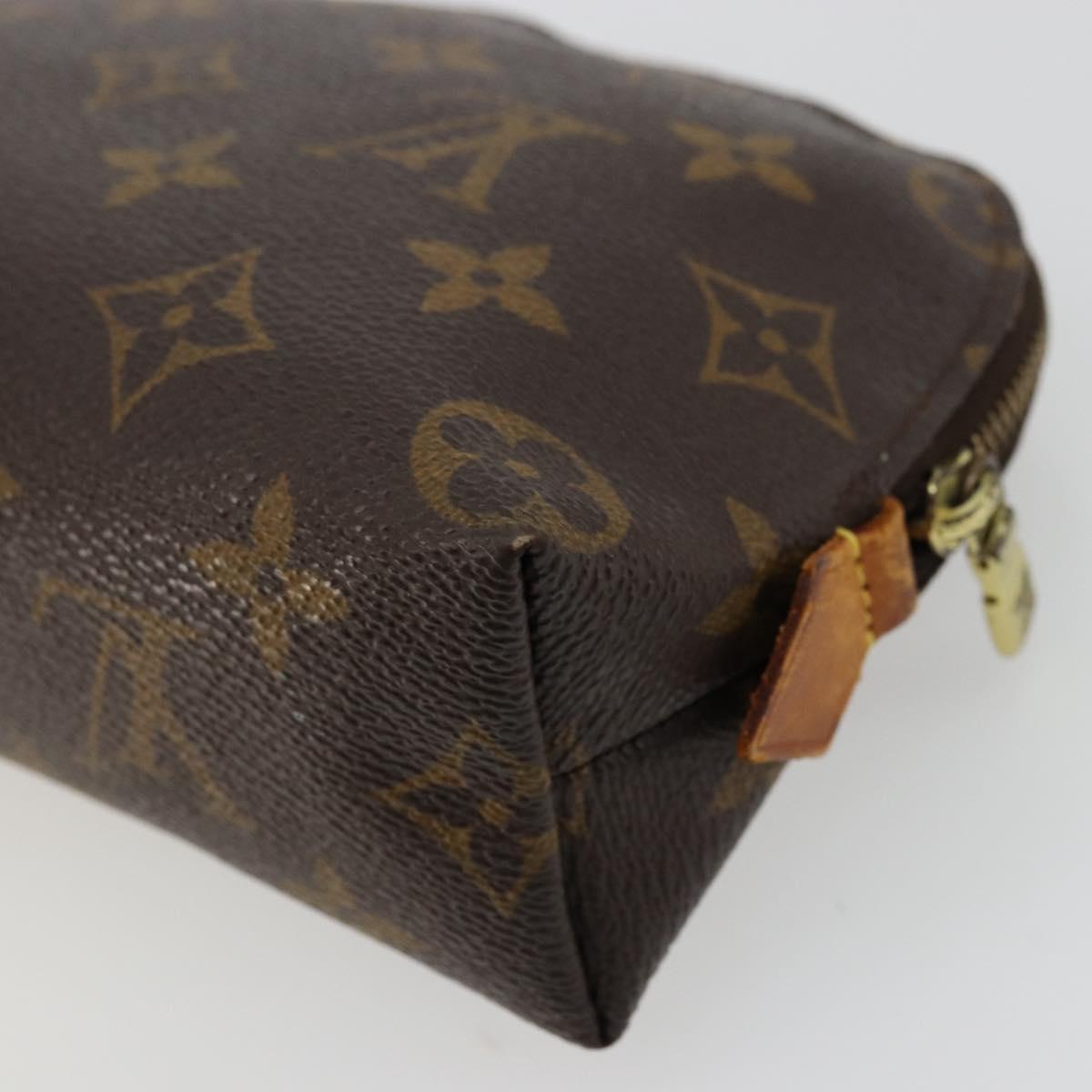 LOUIS VUITTON Monogram Pochette Cosmetic PM Pouch M43998 LV Auth bs34868