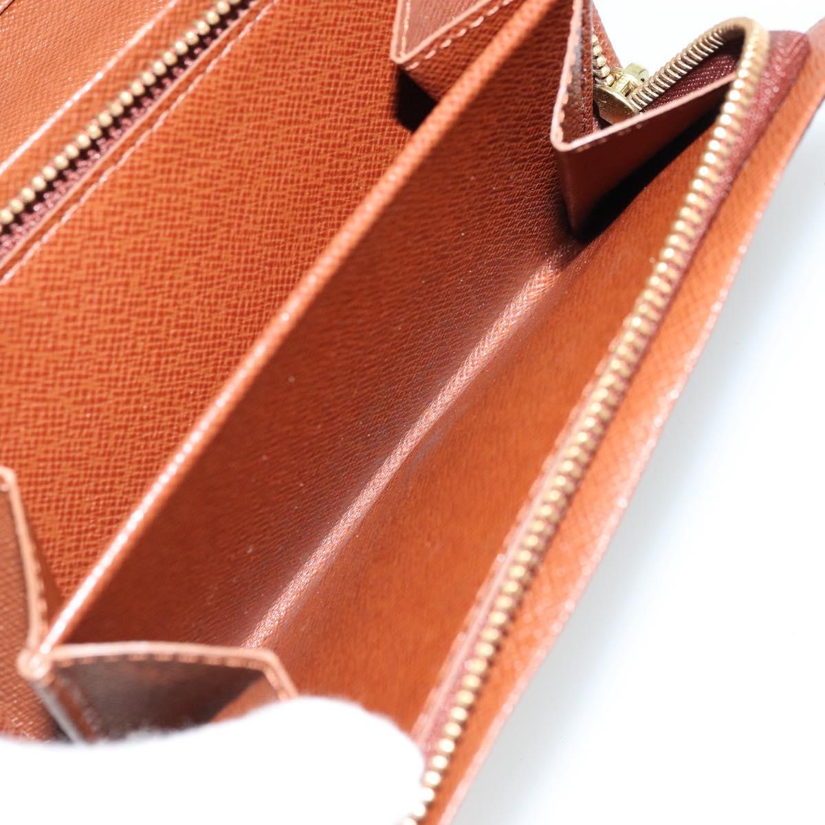 LOUIS VUITTON Monogram Porte Monnaie Billets Tresor Wallet M61730 Auth bs34870