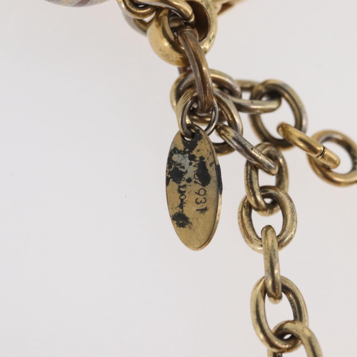 LOUIS VUITTON Blue Me Charm metal Gold M67931 LV Auth bs34872