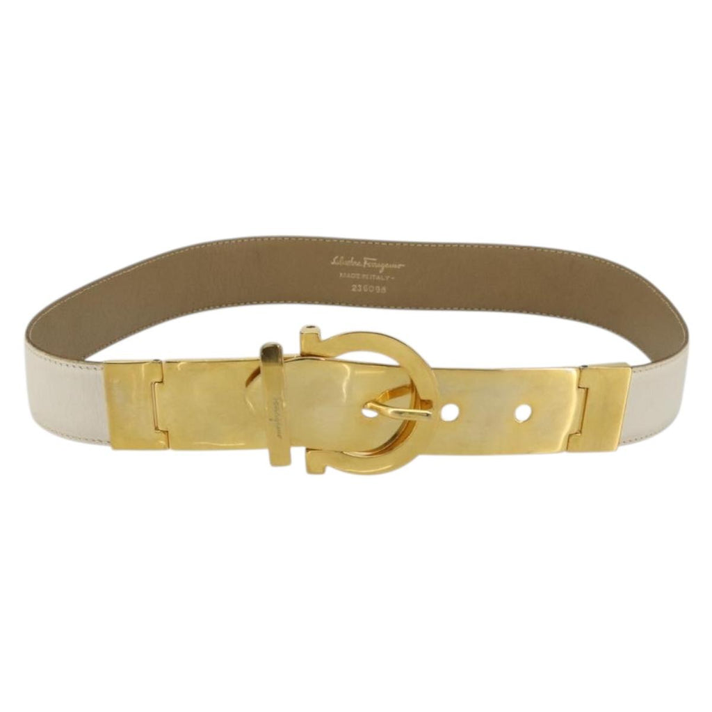 Salvatore Ferragamo Gancini Belt Leather 29.9