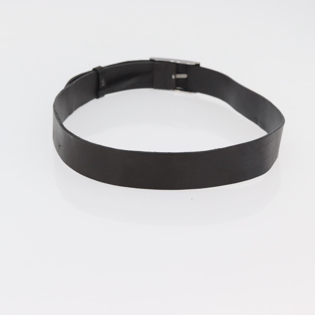 GUCCI GG Canvas Guccissima Belt Leather 2 Set Beige Black Auth bs34884