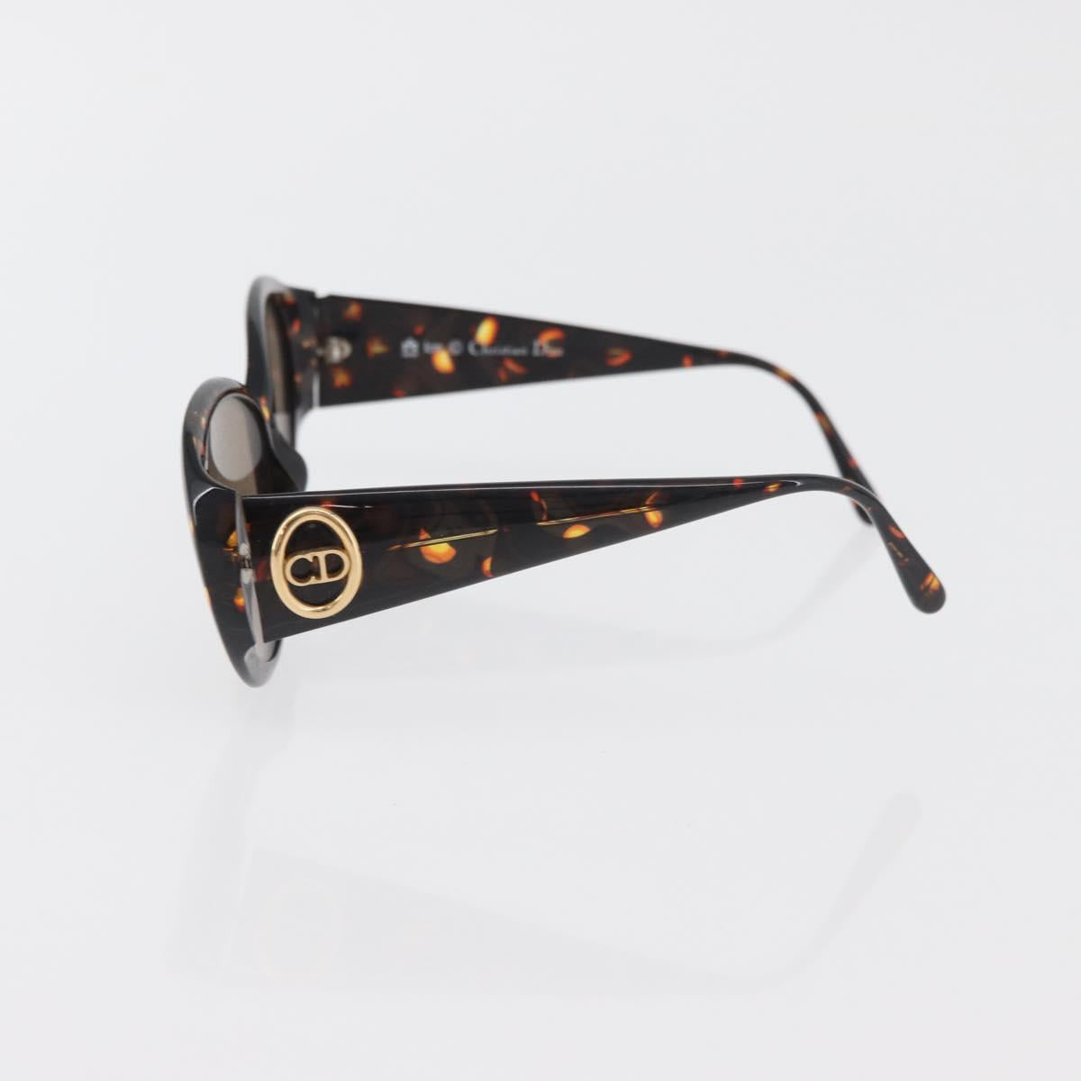 Christian Dior Sunglasses plastic 2 Set Black Brown Auth bs34885