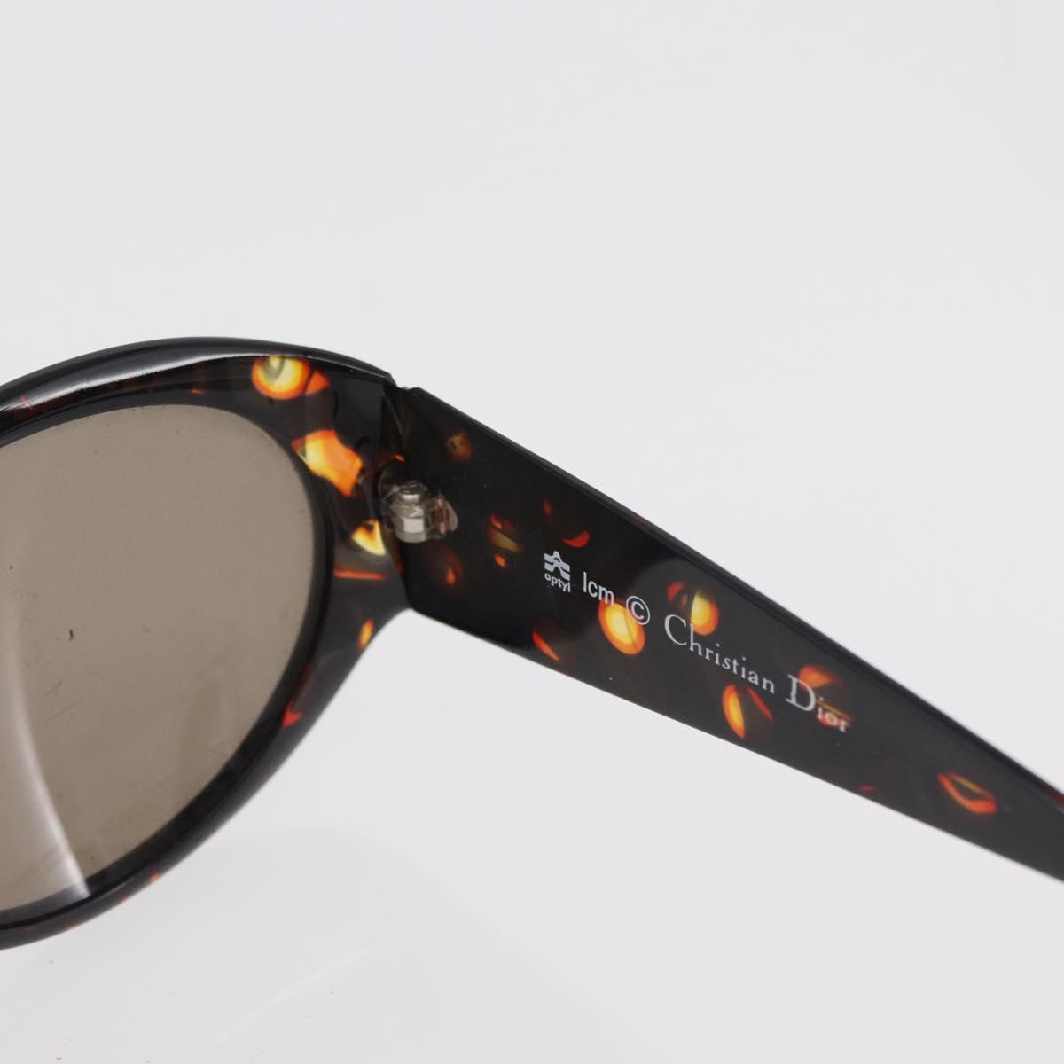 Christian Dior Sunglasses plastic 2 Set Black Brown Auth bs34885