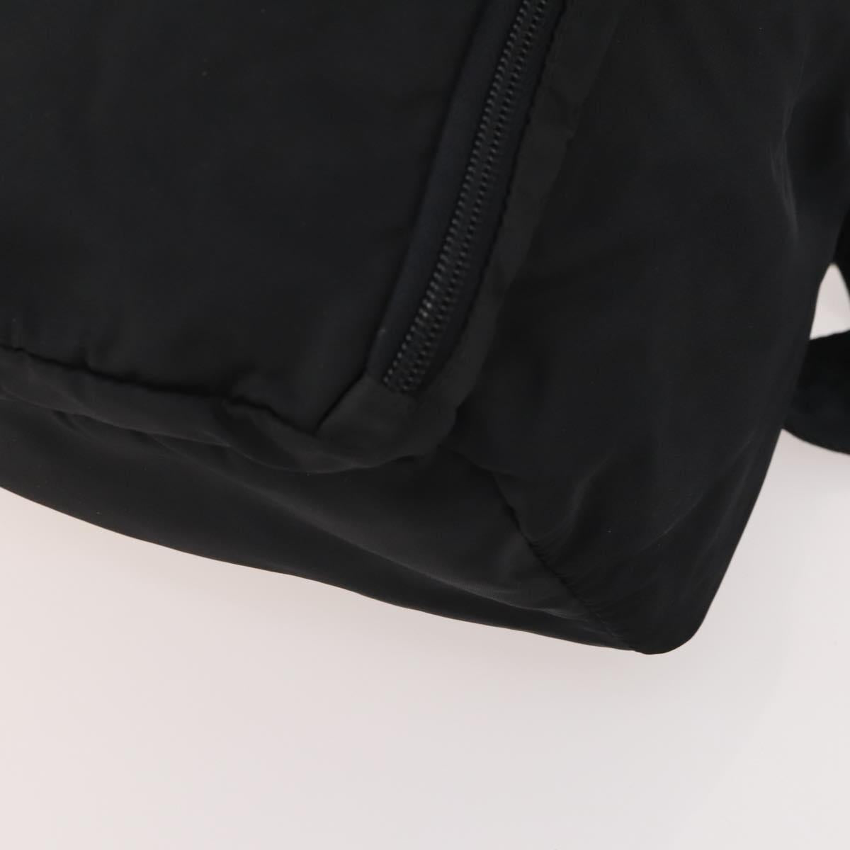 PRADA Backpack Nylon 2 Set Black Khaki Auth bs34889