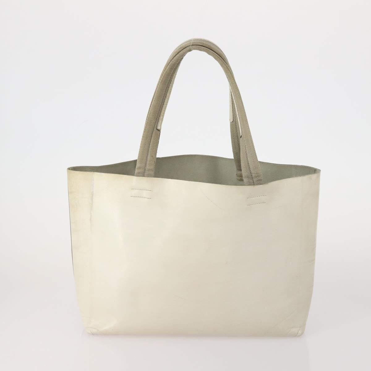 PRADA Shoulder Bag Canvas Nylon Leather 3 Set Brown White Auth bs34891