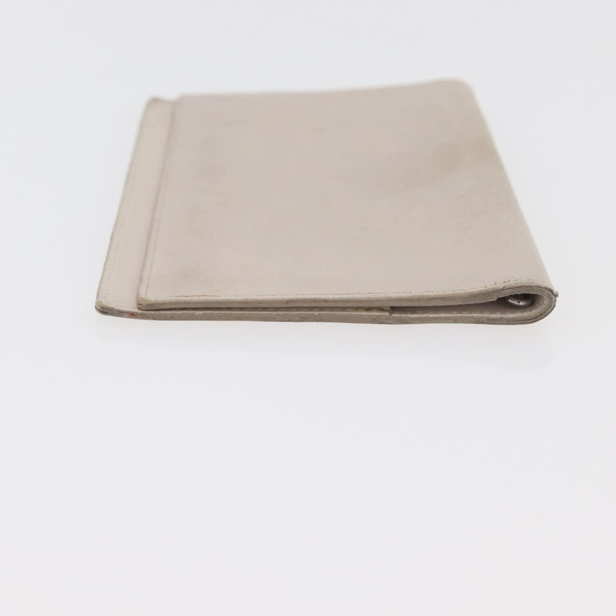 HERMES Wallet Leather 3 Set Pink Red beige Auth bs34898